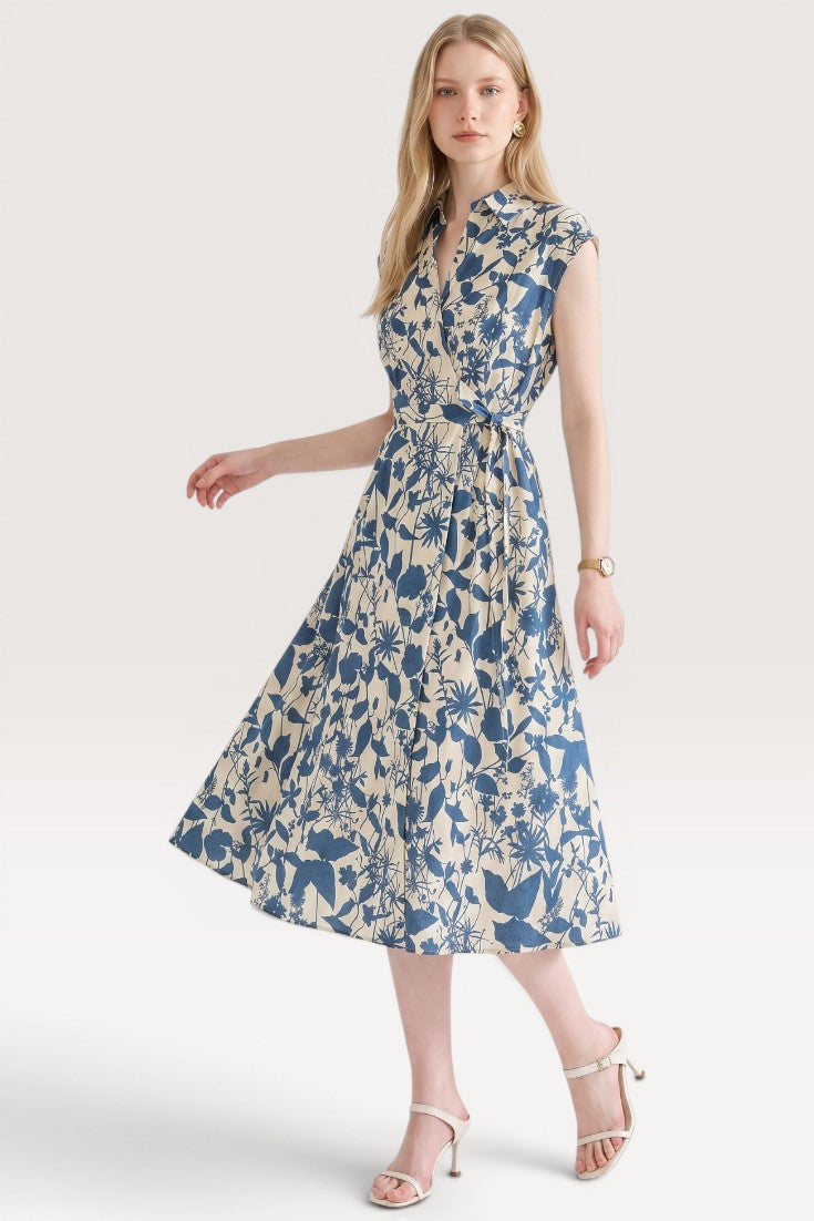 Fiora · Provence Bloom Midi Dress
