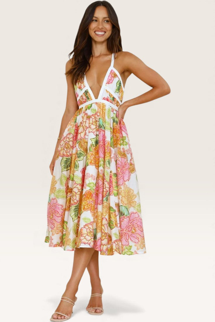 Floral – Boho Chic Vacation Maxi Dress