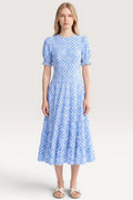 Celestia · Azure Meadow Midi Dress