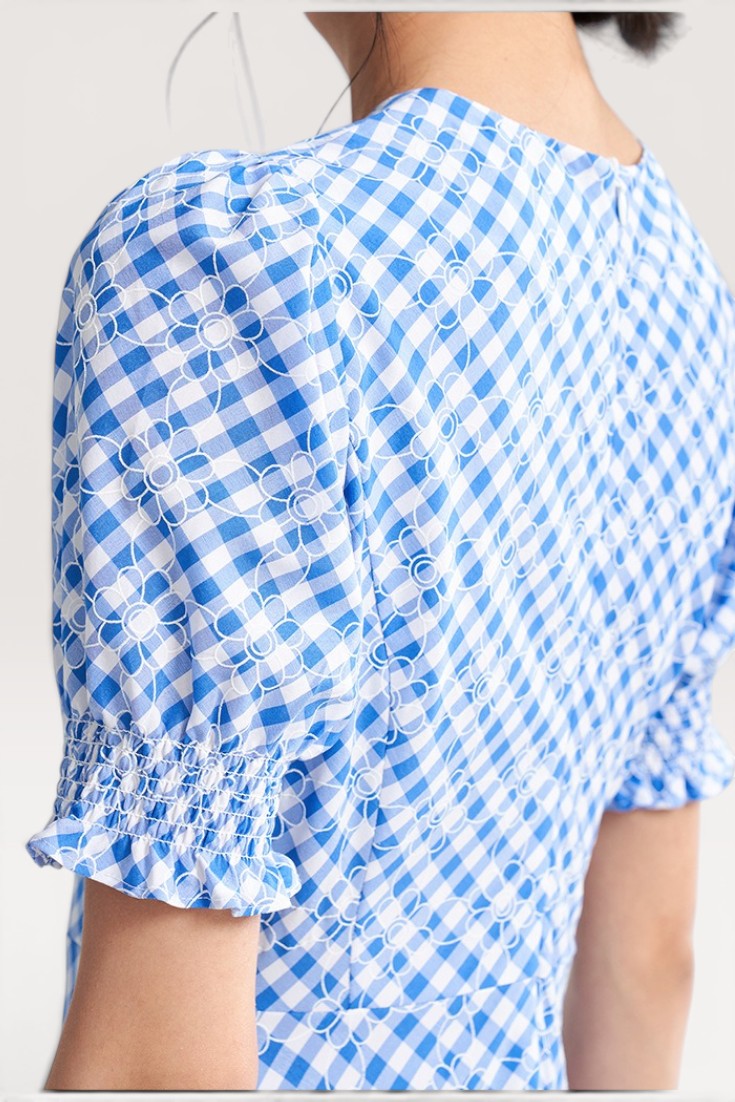 Celestia · Azure Meadow Midi Dress