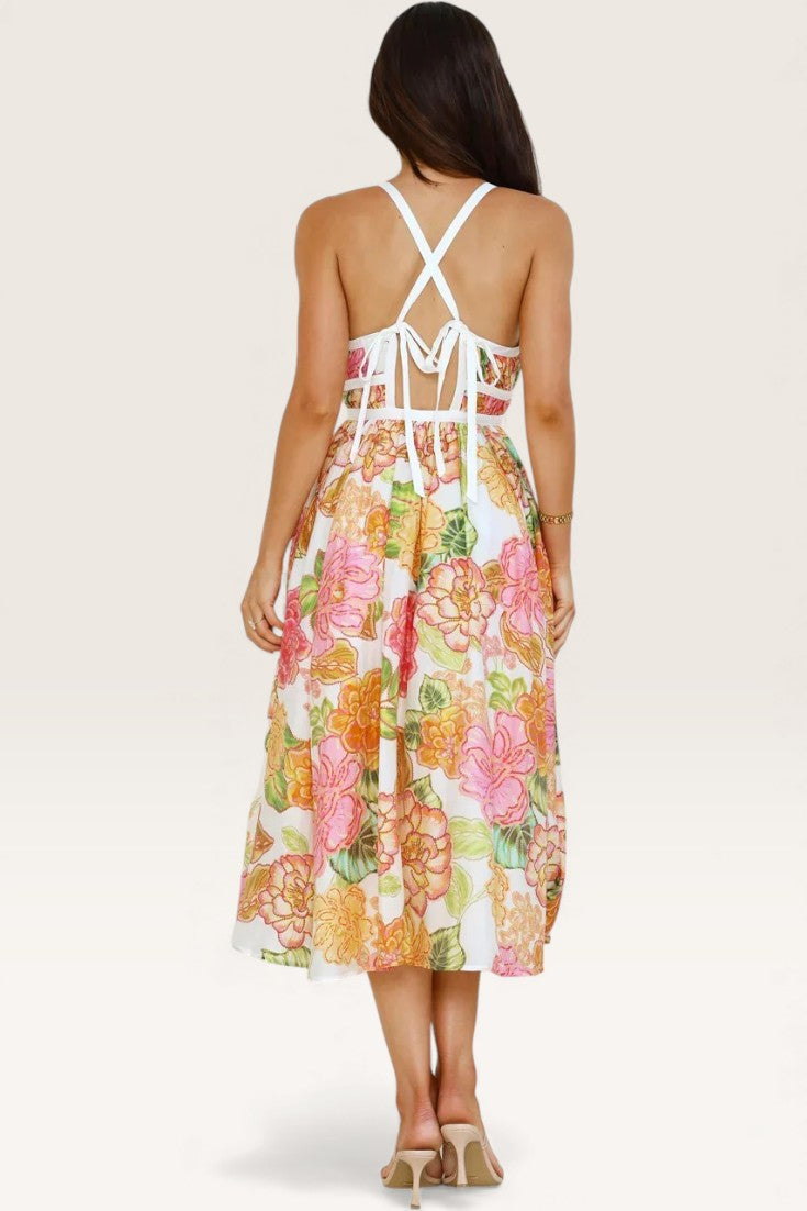 Floral – Boho Chic Vacation Maxi Dress