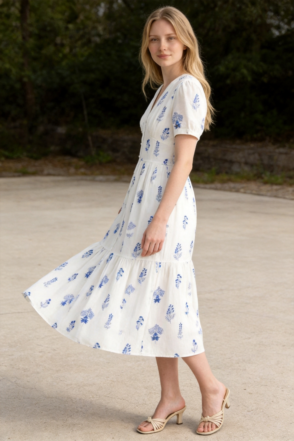 Isolde · Ivory Whisper Midi Dress