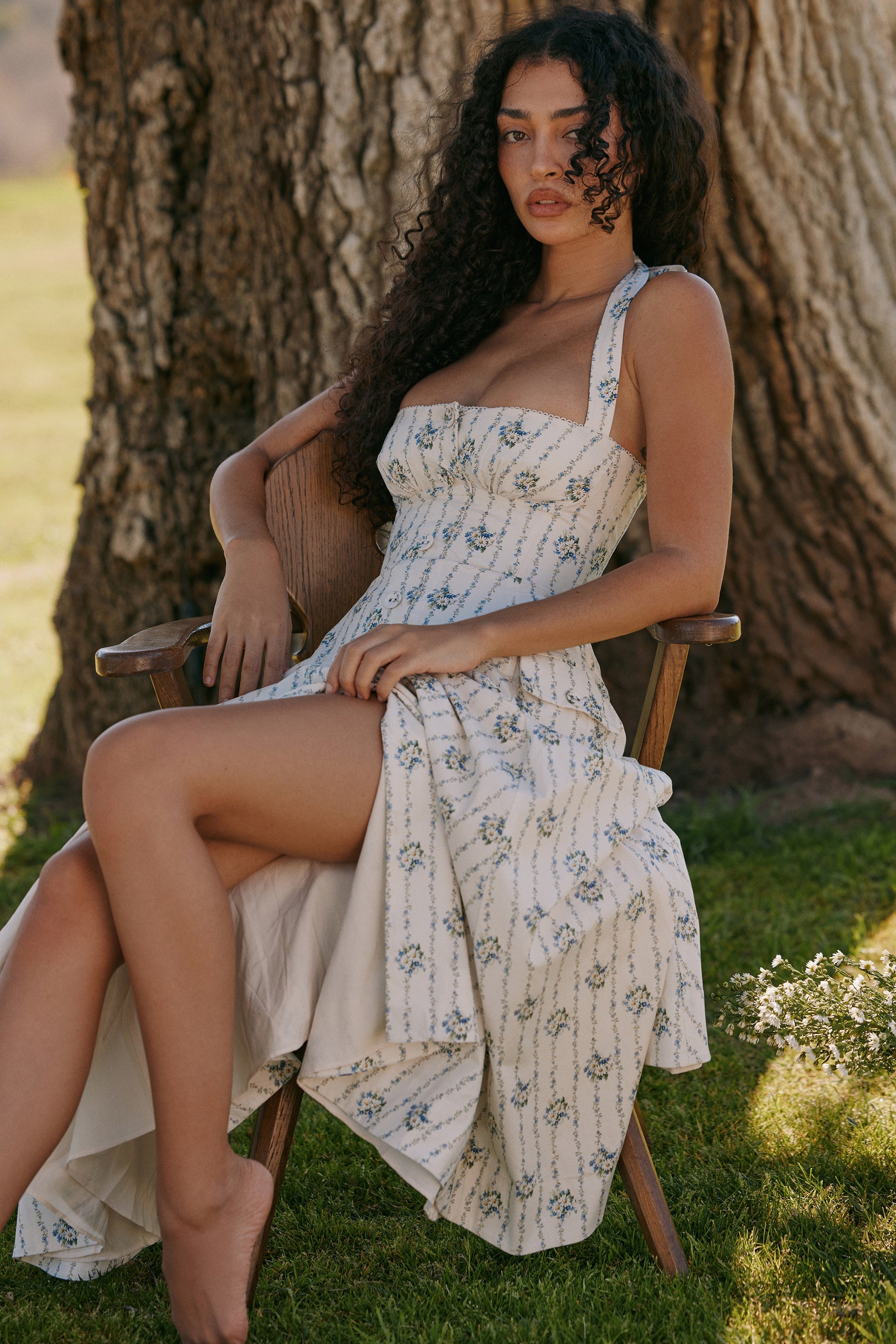 Beige - Elegant Halter Slim Fit Dress